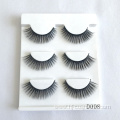 Factory Direct Supply Private Label Fake Eyelashes Wholesale Cheap Eyelashes Mink Natural Looking 3D Mink Eyelashes